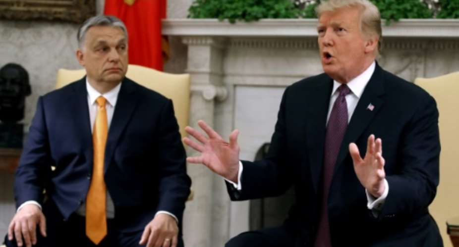 During a meeting with Hungarian Prime MinisterViktor Orban, President Donald Trump congratulated France on the