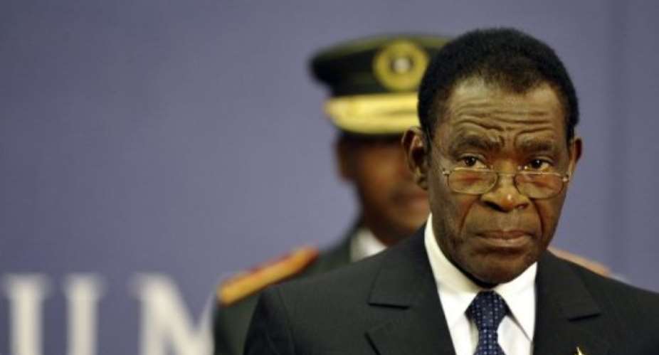 Teodoro Obiang Nguema.  By Eric Feferberg (AFP/File)