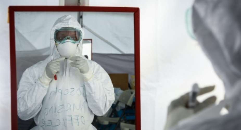 Ebola, which spreads among humans through contact with bodily fluids, is one of the most virulent tropical hemorrhagic fevers, often killing within days of infection.  By Isaac Kasamani AFPFile