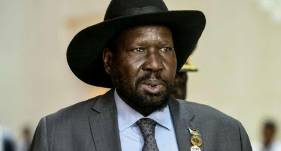 Economic crisis: South Sudan President Salva Kiir.  By MICHAEL TEWELDE AFPFile