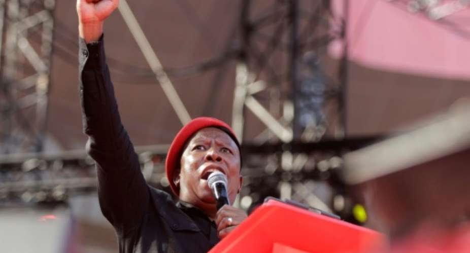 Economic Freedom Fighters (EFF) leader Julius Malema is an opposition politician known for his radical rhetoric.  By Guillem SARTORIO (AFP/File)