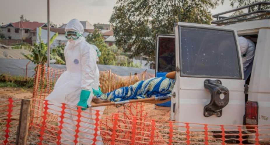 Efforts to fight Ebola have been ramped up, but the WHO chief warned the outbreak was still outpacing the response.  By Benediction MURHABAZI (AFP)