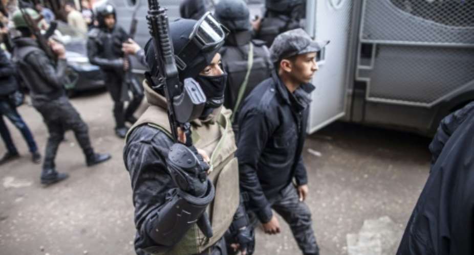 Egypt has tightened security after hundreds of its security forces have been killed in a spate of jihadist attacks since 2013.  By Mahmoud Khaled AFPFile