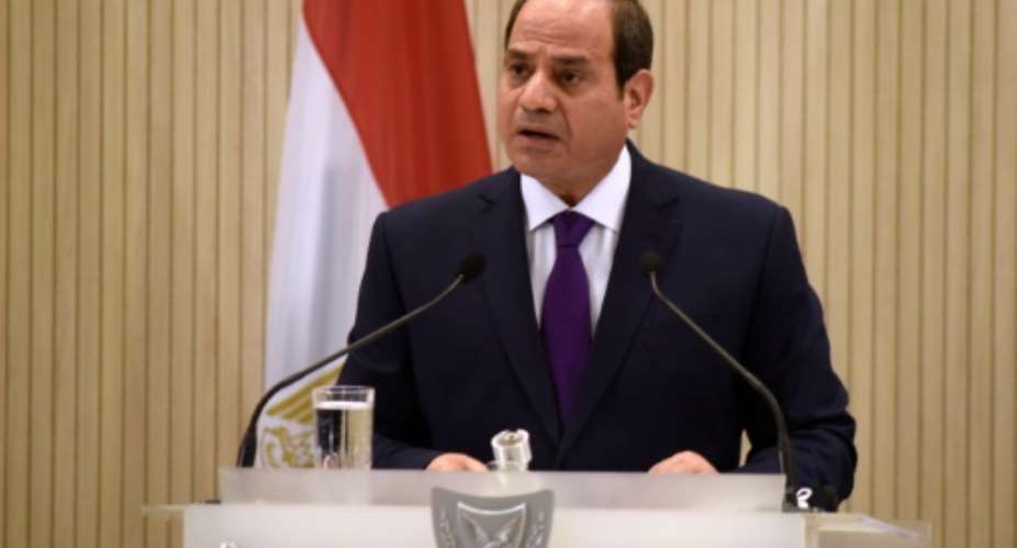 Egyptian President Abdel Fattah al-Sisi has cracked down on dissent in the past years.  By Iakovos HATZISTAVROU POOLAFP