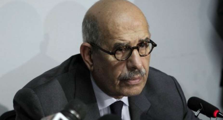 ElBaradei has decided against standing in next month's presidential election.  By Mahmud Hams AFPFile