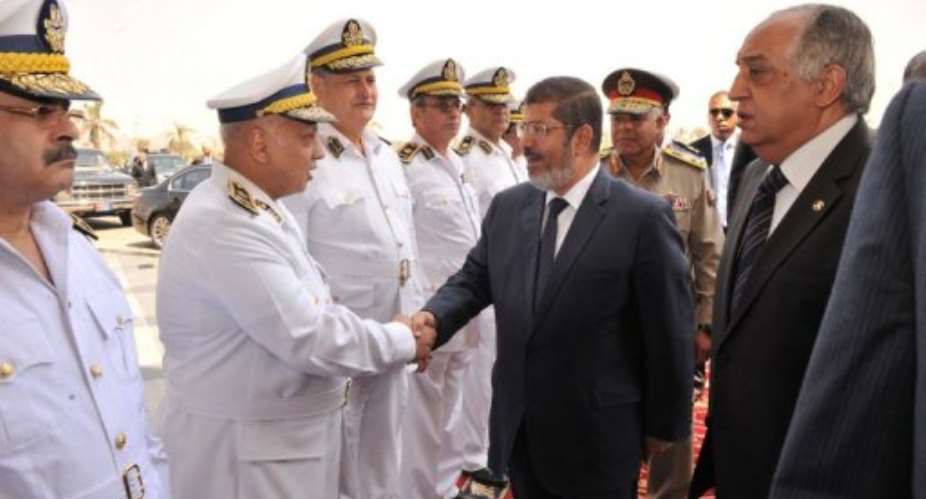 Morsi still has to contend with the Supreme Council of the Armed Forces.  By  AFPEgyptian Presidency