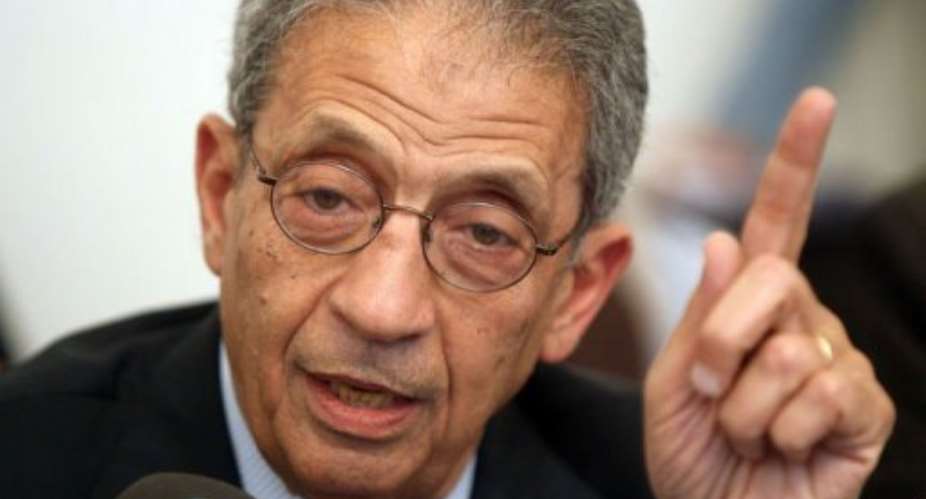 Leading Egyptian presidential candidate Amr Mussa.  By Khaled Desouki (AFP)