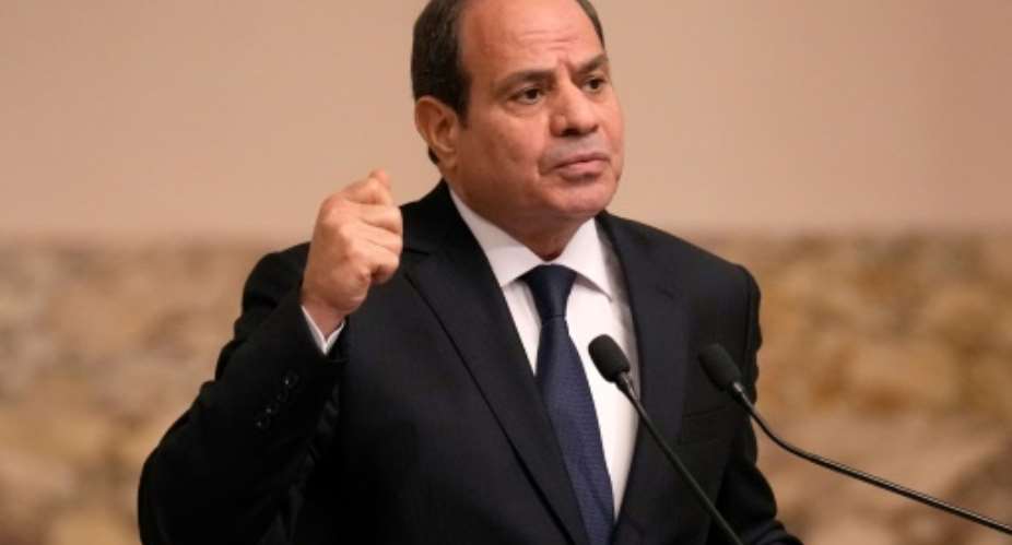 Egypt's President Abdel Fattah al-Sisi won his third and, according to the constitution, final term in office, starting in April and set to run for six years.  By Christophe Ena POOLAFP