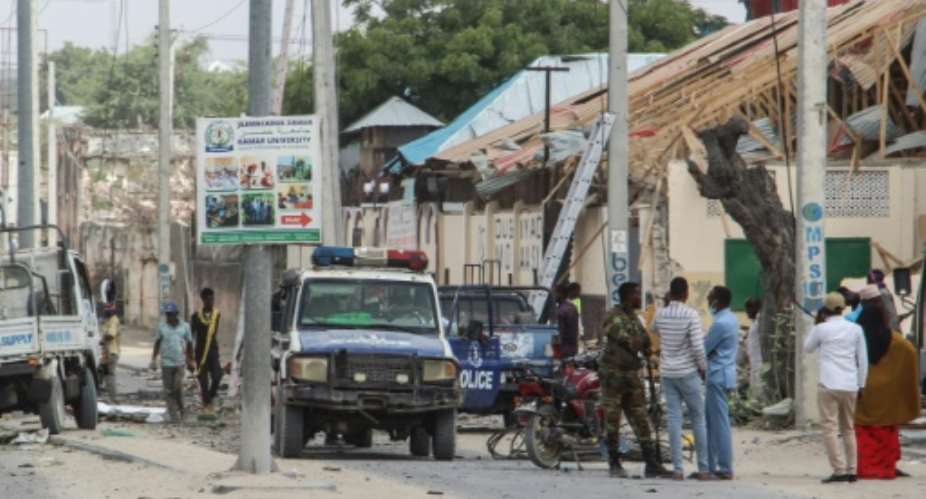Eight civilians were killed and 17 others wounded in the blast, a spokesman for Somalia's police said.  By - AFPFile