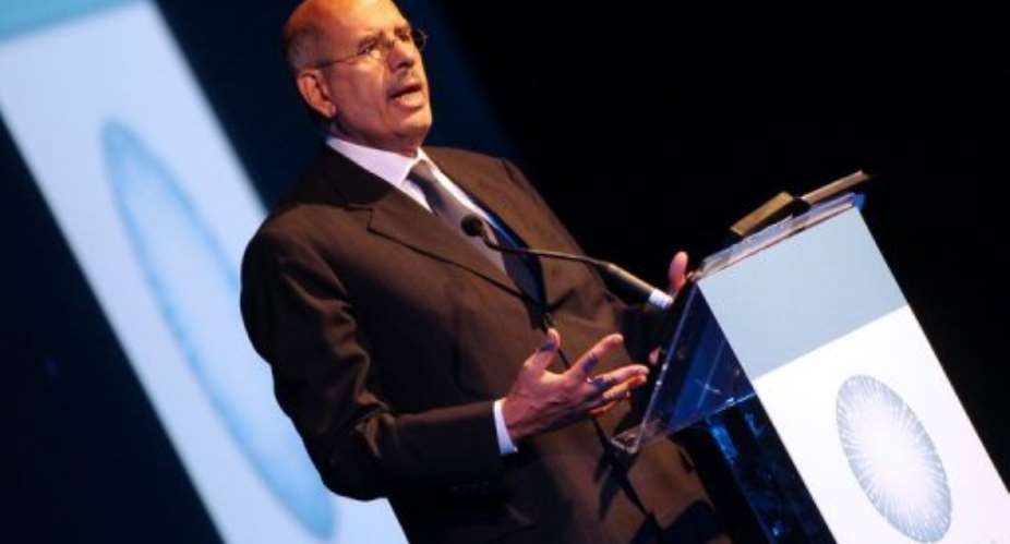 Mohamed ElBaradei won a quarter of the votes in an online poll for the next Egyptian president.  By Karim Sahib AFPFile