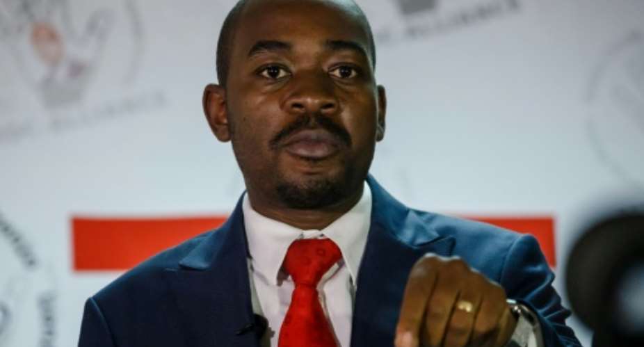 Elected: Chamisa has taken the helm of a party bruised by infighting and an electoral defeat.  By Jekesai NJIKIZANA AFPFile