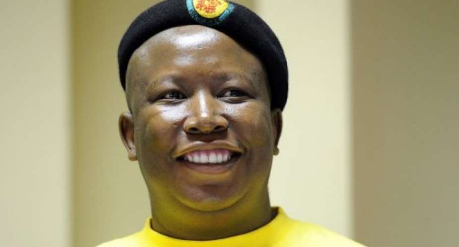 Embattled South African youth leader Julius Malema.  By Stephane de Sakutin AFPFile