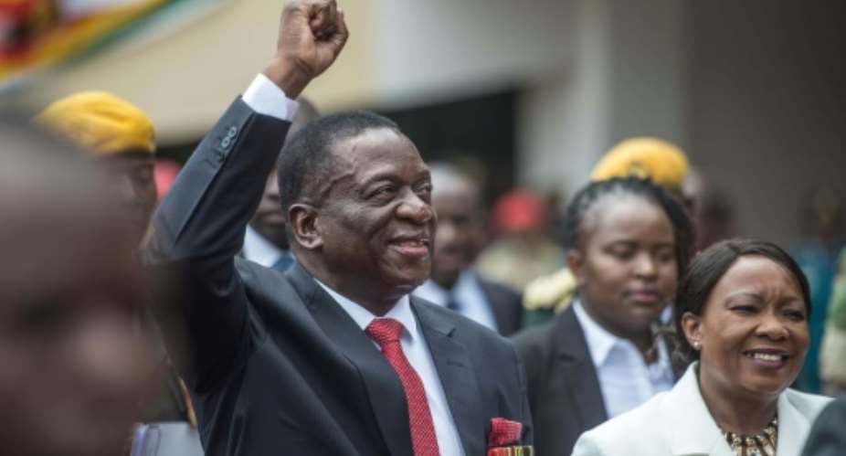 Emmerson Mnangagwa took the helm after 93-year-old president Robert Mugabe was forced out on November 21.  By MUJAHID SAFODIEN AFP