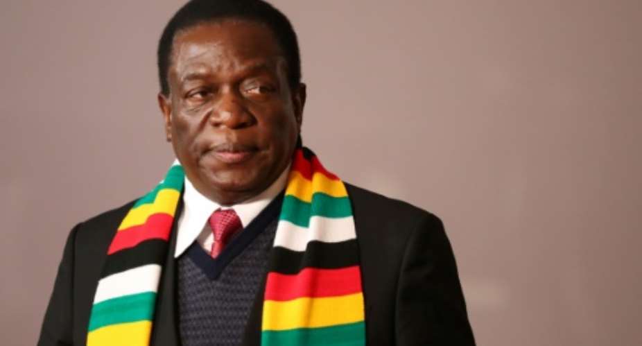 Emmerson Mnangagwa was once a right-hand man to Mugabe -- he replaced his boss after a brief military takeover.  By MIKE HUTCHINGS POOLAFPFile