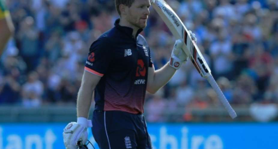 England's Eoin Morgan during their first One-Day International between against South Africa at Headingley in Leeds on May 24, 2017.  By Lindsey Parnaby AFP