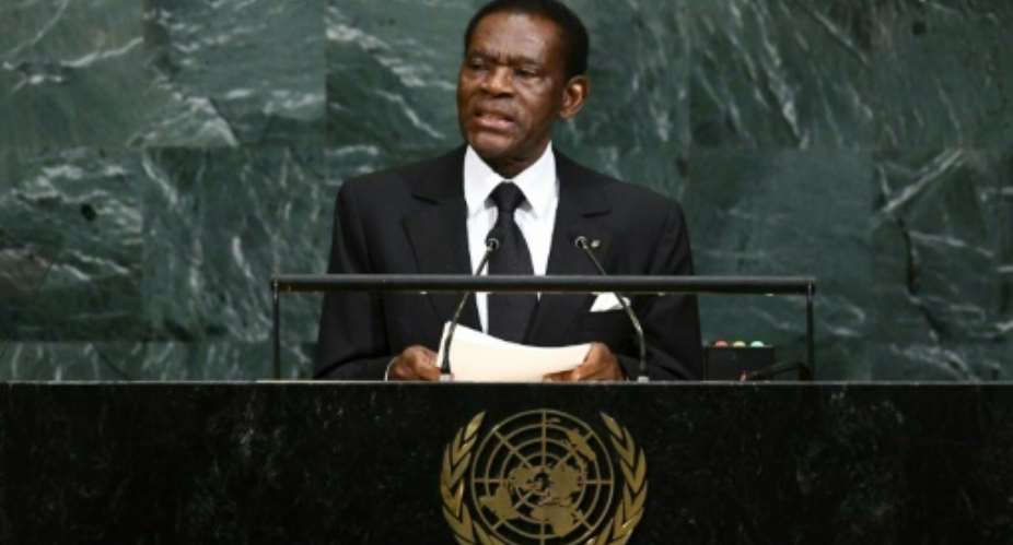 Equatorial Guinea's President Teodoro Obiang Nguema is Africa's longest-serving leader..  By  AFP