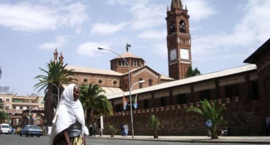 File picture shows the cathedral in Asmara,n July 3, 2007.  By Peter Martell AFPFile