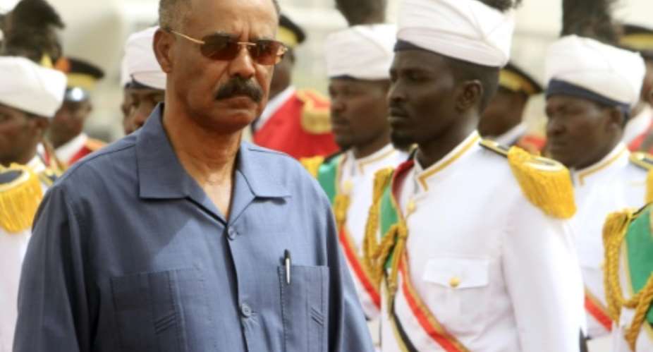 Authoritarian and austere, 69-year old Eritrean President Isaias Afwerki led one of Africa's most remarkable rebel armies in a bitter 30-year struggle against a far larger Ethiopian army.  By Ashraf Shazly AFPFile