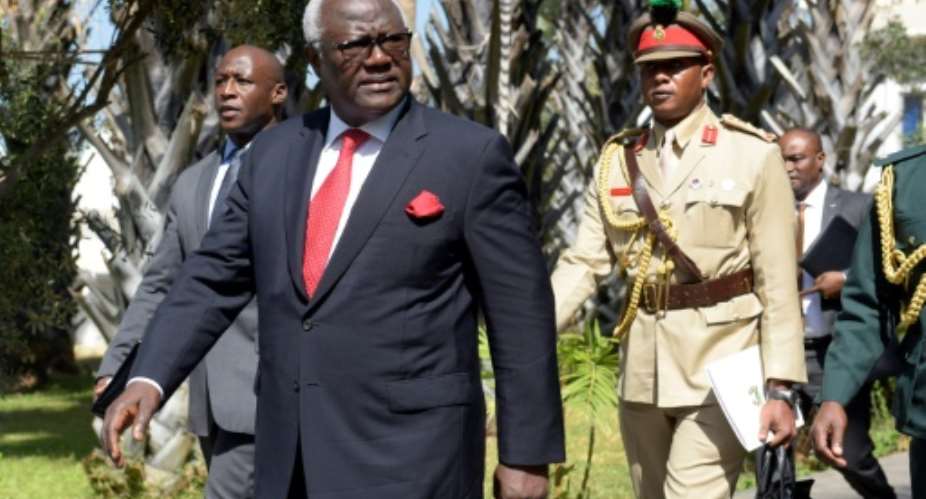 Ernest Bai Koroma was president of Sierra Leone from 2007 to 2018.  By SEYLLOU AFPFile