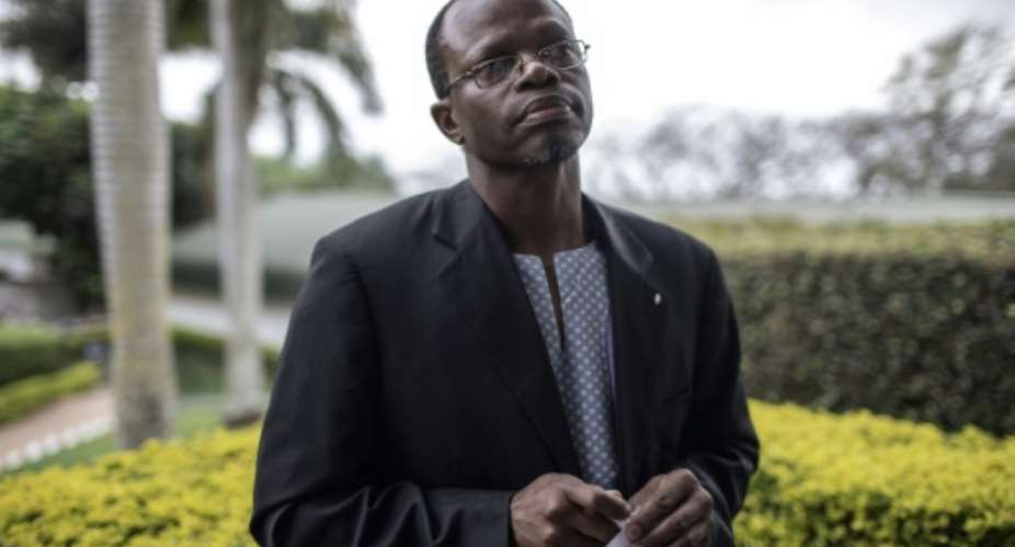 Eswatini opposition leader Thulani Maseko, seen in an interview with AFP in 2018, was shot dead shortly after the king vowed a crackdown on dissent.  By GIANLUIGI GUERCIA AFPFile