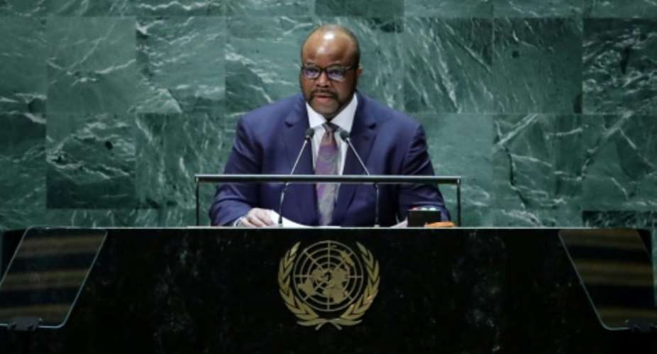 Eswatinis King Mswati III, who addressed the UN General Assembly last week, has ruled with an iron fist for 37 years.  By Leonardo Munoz AFPFile