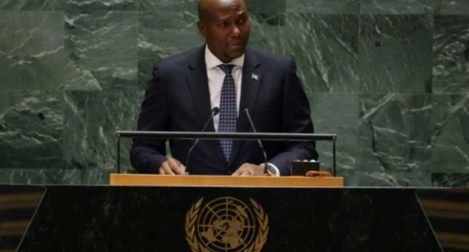 Eswatinis Prime Minister Russell Dlamini has swatted away demands for the secrecy about the US deportation agreement to be lifted.  By Charly TRIBALLEAU (AFP/File)