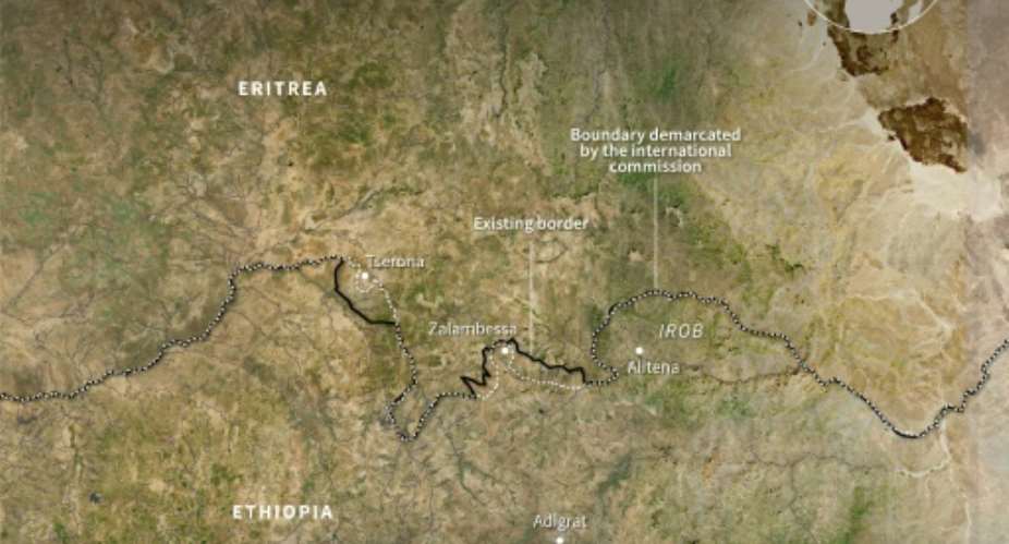 Ethiopia and Eritrea have fought over their border since their separation in 1993.  By Ioana PLESEA, Sabrina BLANCHARD (AFP)