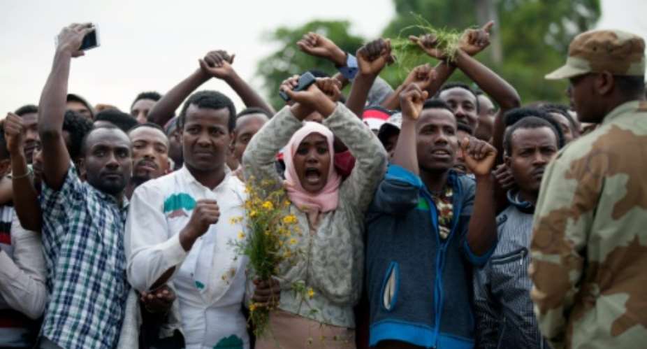 Ethiopia is facing its biggest anti-government unrest in a decade, with tension among the majority Oromo and Amhara ethnic groups which feel marginalized by a minority-led government.  By Zacharias Abubeker AFPFile