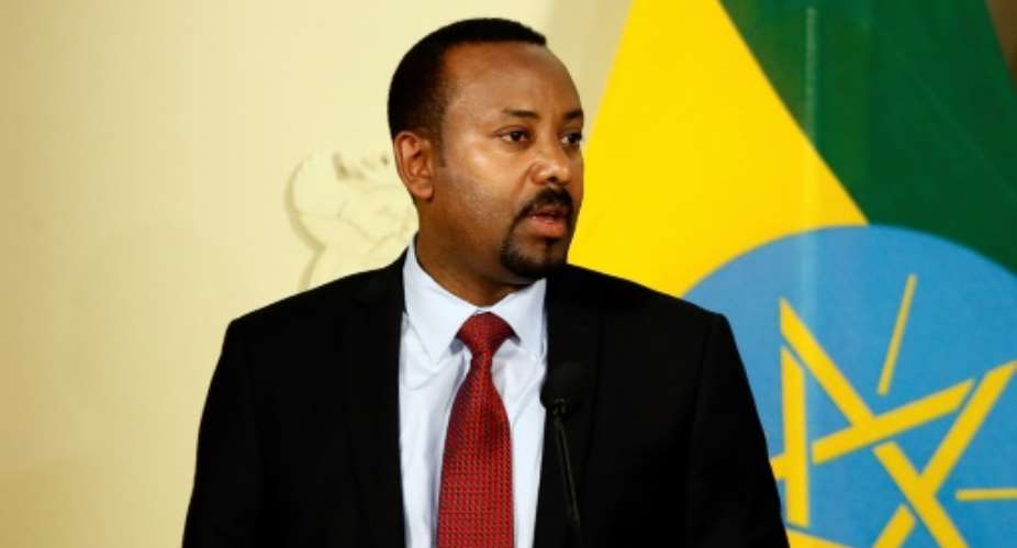 Ethiopian Prime Minister Abiy Ahmed Ali won the Nobel Peace Prize last year for his reforms.  By Phill Magakoe AFP
