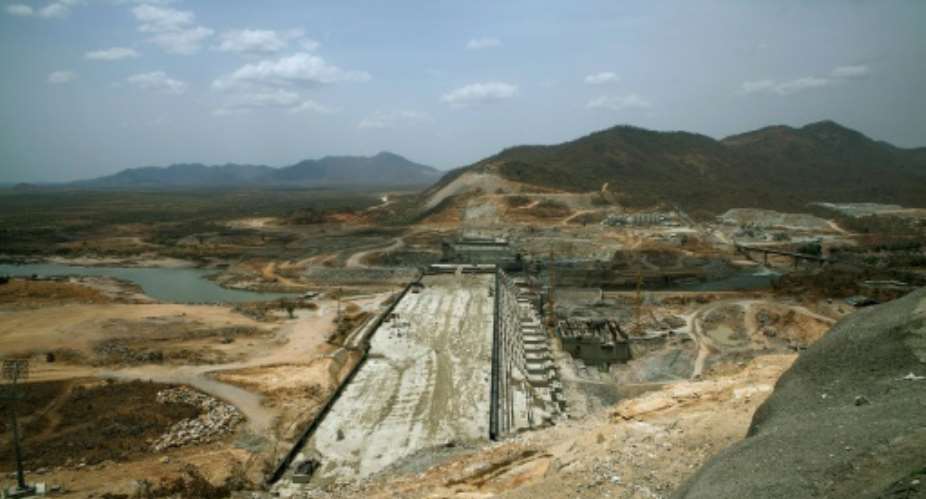 Ethiopia's Grand Renaissance Dam is set to be Africa's largest when it is completed.  By ZACHARIAS ABUBEKER AFPFile