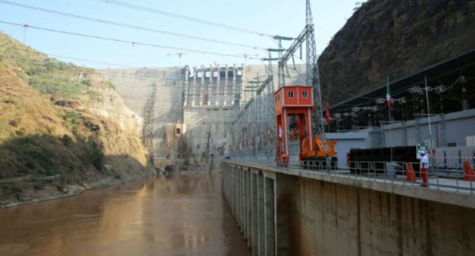 Ethiopia's huge Gibe III dam aims to double the country's electricity output, but critics say it is a threat to Lake Turkana.  By - AFPFile