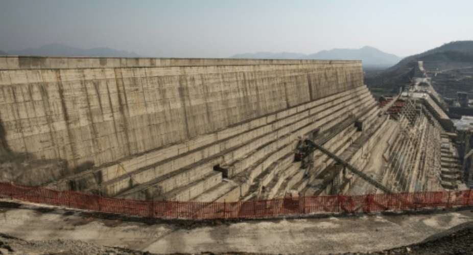 Ethiopia's Renaissance Dam in the Nile River has been met with vehement resistance from downstream Egypt and Sudan.  By EDUARDO SOTERAS AFPFile