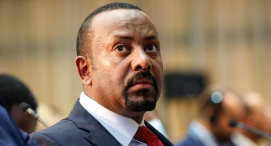 Ethopian Prime Minister Abiy Ahmed said he wanted good neigbourly relations with Eritrea but warned against interference.  By SIMON MAINA (AFP)