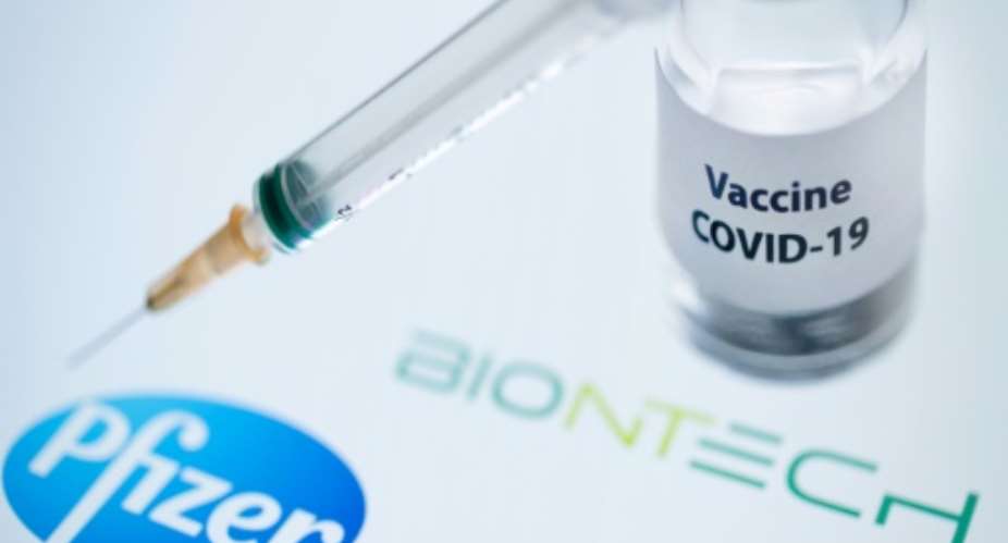 Europeans could begin receiving the Pfizer-BioNTech vaccine 'before the end of 2020', the companies said.  By JOEL SAGET AFPFile