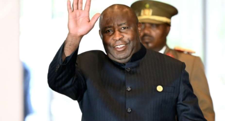 Evariste Ndayishimiye has ruled Burundi -- one of the planets poorest countries -- since 2020.  By RAUL ARBOLEDA (AFP/File)