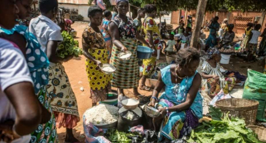 Every Saturday, Togoville, a village some 65 kilometres 40 miles east of the Togolese capital, Lome, holds its lively traditional barter market.  By Yanick Folly AFP