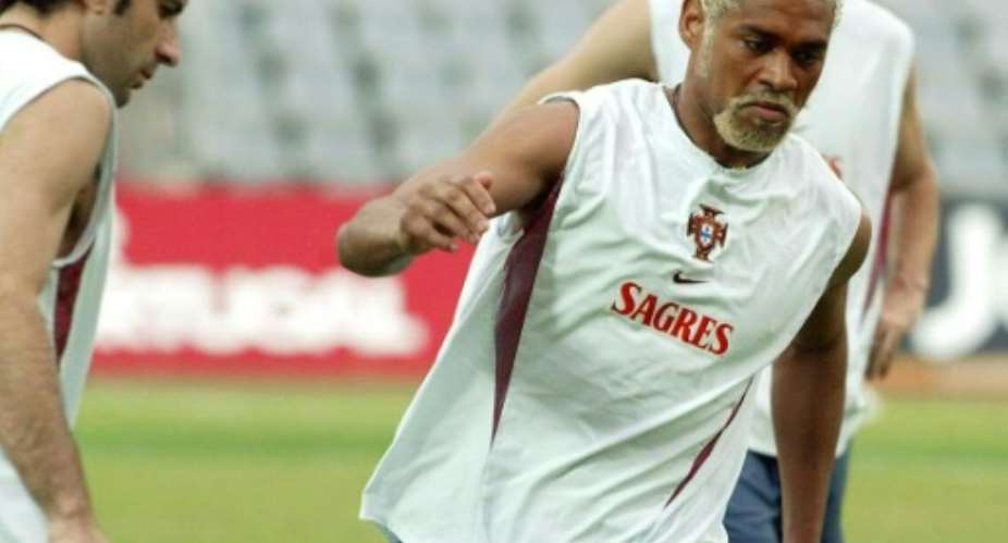 Mozambican-born Abel Xavier pictured, right, in 2002 made 20 appearances for the Portuguese national team during his international career spanning nearly two decades.  By  AFPFile