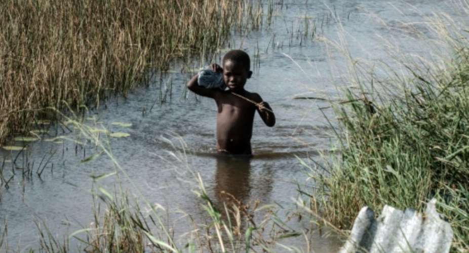 Experts have warned that the destruction of drinking water sources and lack of sanitation in overcrowded shelters in Mozambique could create breeding grounds for waterborne diseases such as cholera.  By Yasuyoshi CHIBA AFPFile