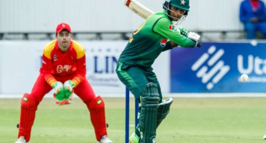 Fakhar Zaman continued to batter Zimbabwe's bowlers on Friday, hitting an unbeaten double century in Pakistan's record-breaking innings.  By Jekesai NJIKIZANA AFPFile
