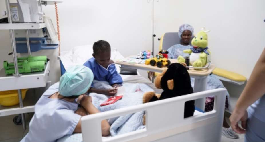 Fanta Diarra, who was diagnosed with a heart condition when she was just a baby, underwent the operation in what medics hope will be the first of many such life-saving operations for Malians who previously have had to travel overseas for treatment.  By Sebastien Rieussec AFP
