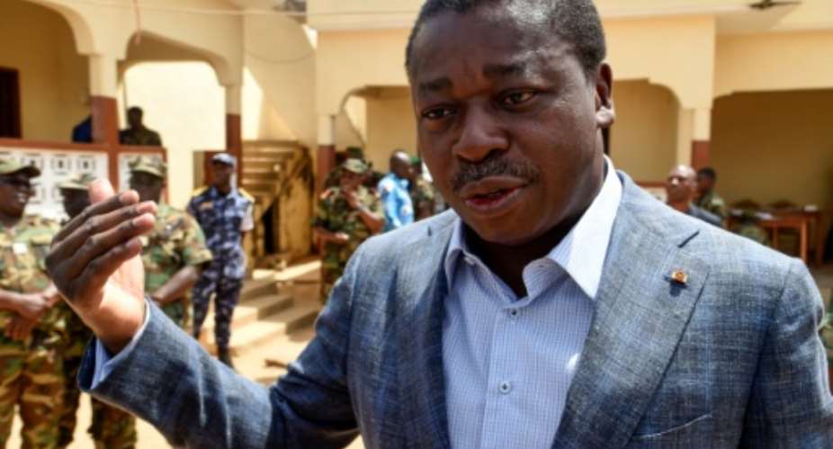 Faure Gnassingbe took over as president in 2005 after the death of his father Gnassingbe Eyadema, who ruled for 38 years after seizing power in a coup.  By PIUS UTOMI EKPEI AFPFile