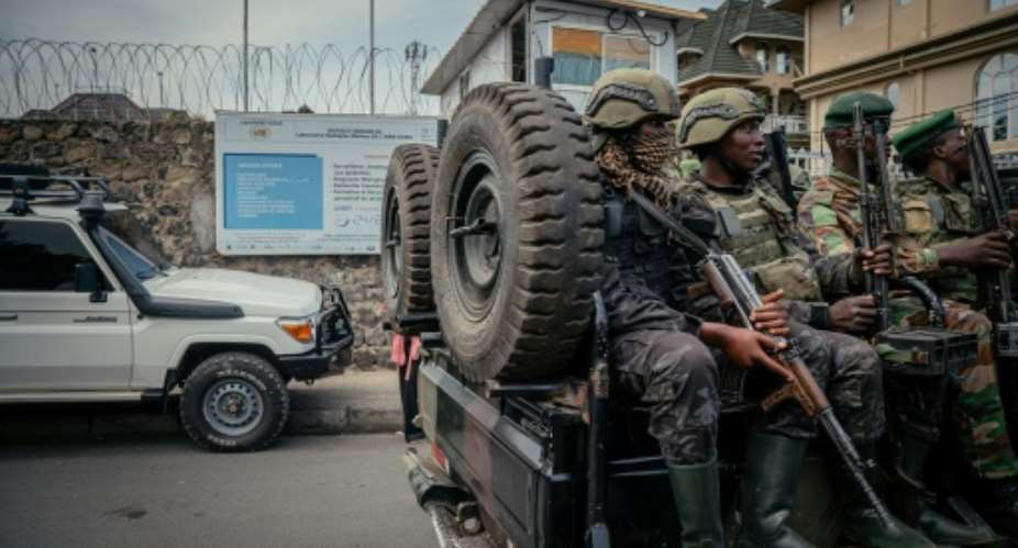 FC/M23 soldiers in Goma in the eastern DRC. The UN called for an immediate end to fighting in the region.  By Jospin Mwisha (AFP)