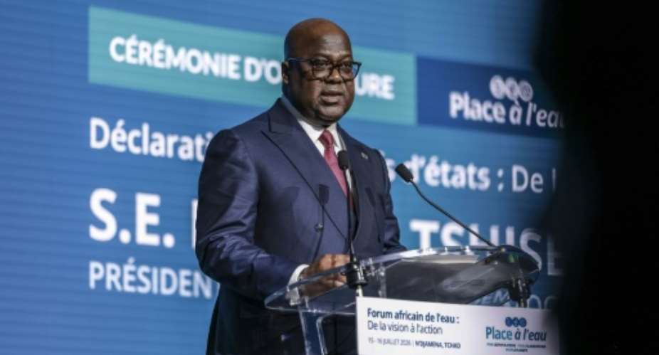Felix Tshisekedi has said he is not seeking a third term but would accept if people want me.  By Daniel BELOUMOU OLOMO (AFP)