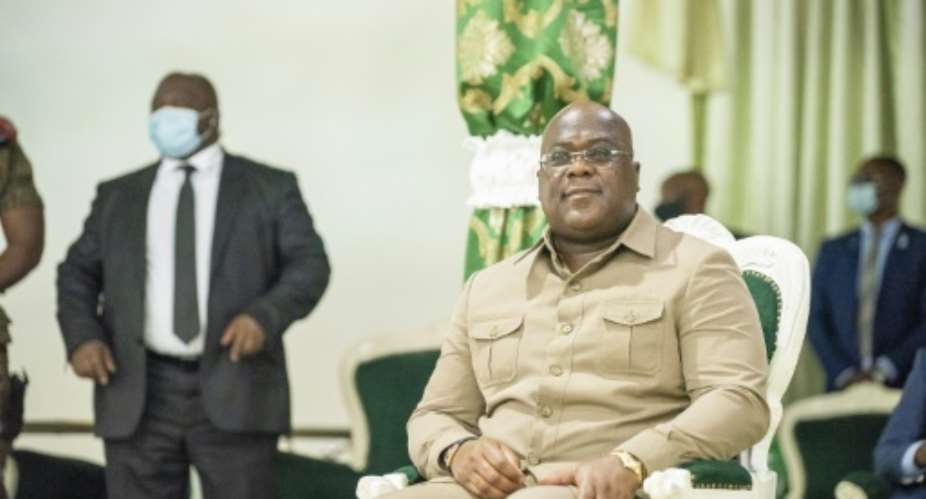 Felix Tshisekedi R has grabbed the levers of power from his predecessor Joseph Kabila in recent months.  By Arsene Mpiana AFPFile