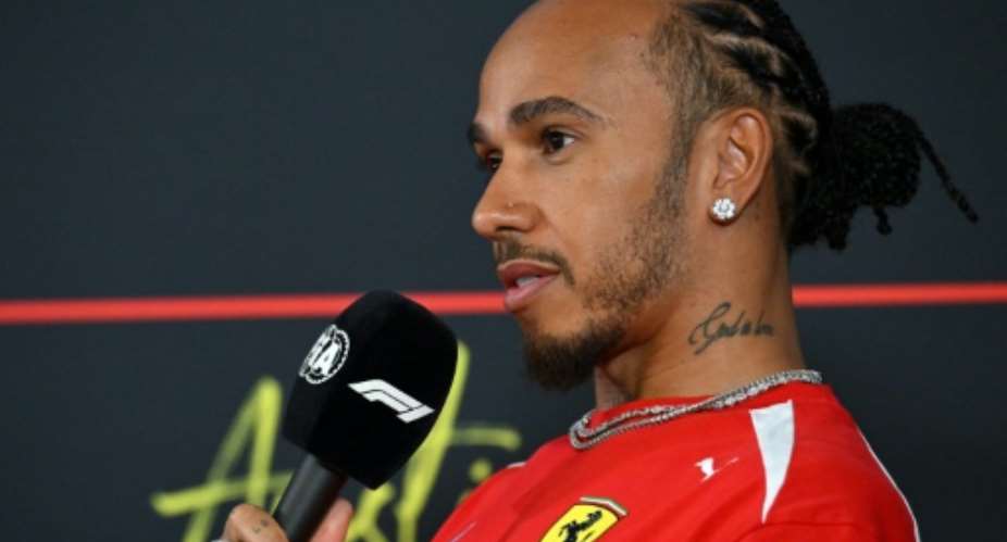 Ferraris Lewis Hamilton is looking to punch out good results over the next year.  By ANGELA WEISS (AFP)