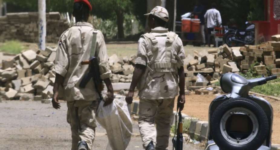 Fewer members of the paramilitary Rapid Support Forces were seen patrolling Khartoum than in previous days.  By - AFPFile