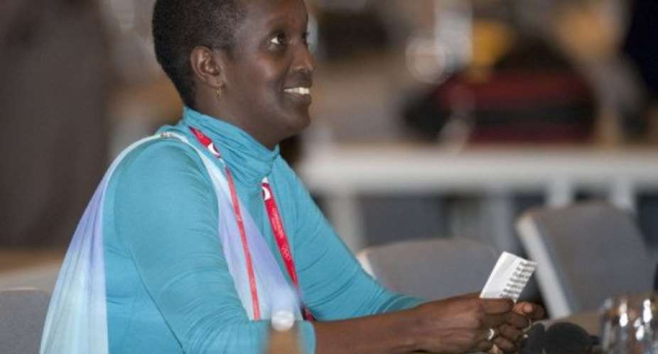 Lydia Nsekera.  By Jens Nrgaard Larsen (AFP/File)