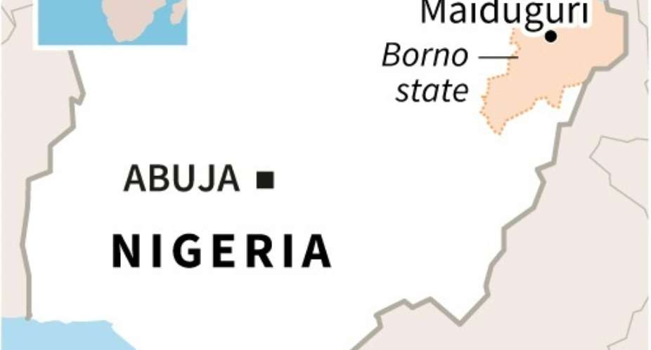Fighters belonging to Islamic State West Africa Province opened fire on construction workers in a village 150 kilometres 93 miles outside Borno state capital Maiduguri.  By Sophie RAMIS AFPFile