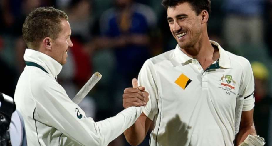 Mitchell Starc R has been out of action since fracturing his foot in last November's day-night Test in Adelaide against New Zealand.  By Saeed Khan AFPFile