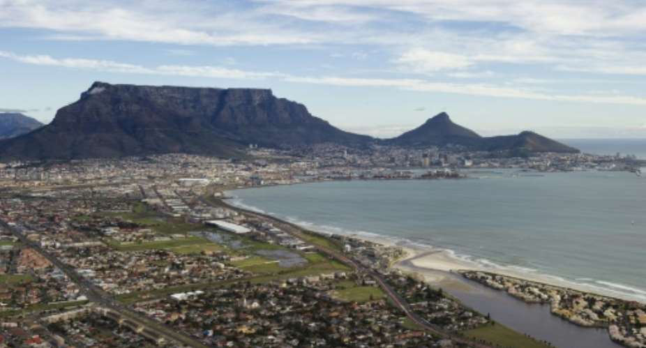 The Tygerberg Nature Reserve where the plane crashed is located 25 kilometres (15 miles) east of Cape Town (pictured).  By Saul Loeb (AFP/File)
